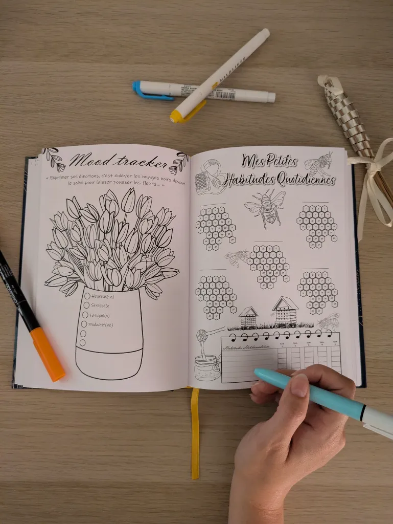 Page suivi émotions et habitudes